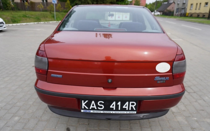 Fiat Siena cena 3500 przebieg: 101000, rok produkcji 1998 z Katowice małe 631